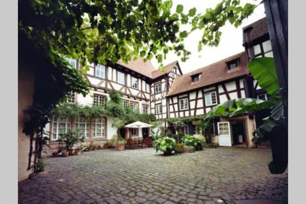 Historischer Adelshof Am Marktplatz, Atelier 70 M² Weinheim Exteriör bild